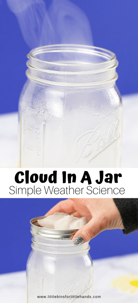 Cloud In A Jar Weather Activity - Little Bins for Little Hands