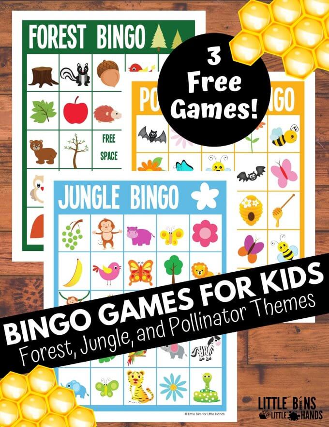 Lojëra me Bingo të Kafshëve për Fëmijë (FALAS për printim)