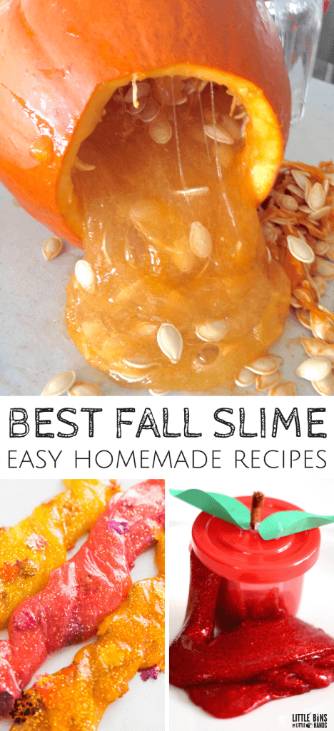Cool Slime Ideas For Fall - Little Hands for Little Hands
