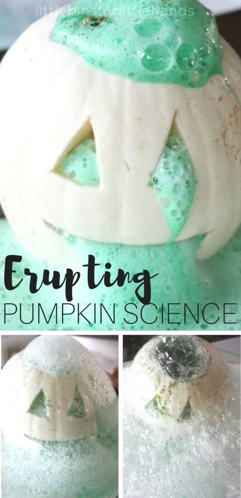 Ghost Pumpkin Experiment for Kids - Little Bins for Little Hands