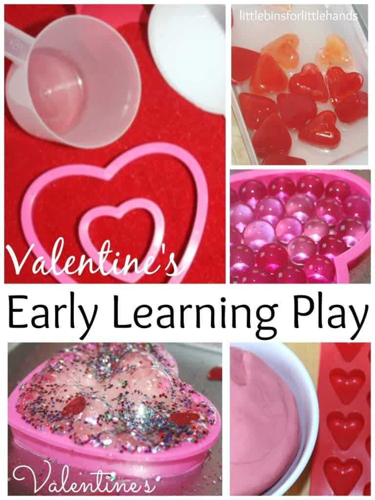 Aktivitäten zum Valentinstag für Vorschulkinder - Kleine Behälter für kleine Hände