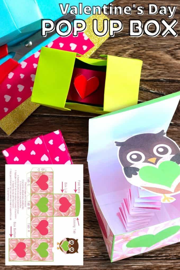Valentin-napi Pop Up doboz - Kis dobozok kis kezeknek